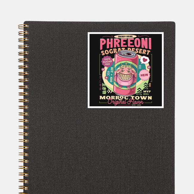 Phreeoni Energy Drink-None-Glossy-Sticker-LAGELANTEE