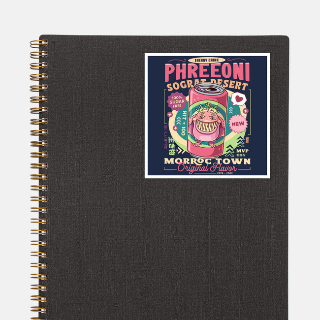 Phreeoni Energy Drink-None-Glossy-Sticker-LAGELANTEE