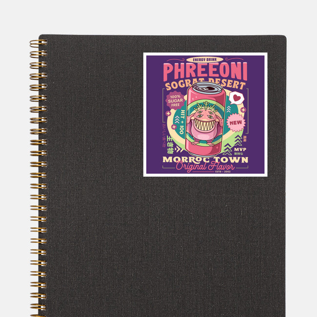 Phreeoni Energy Drink-None-Glossy-Sticker-LAGELANTEE