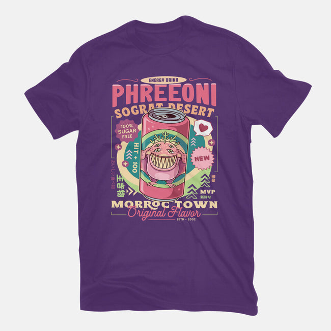 Phreeoni Energy Drink-Womens-Fitted-Tee-LAGELANTEE