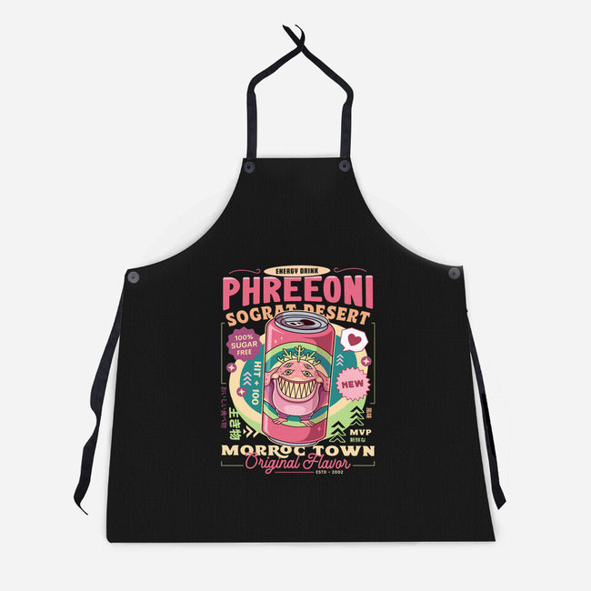 Phreeoni Energy Drink-Unisex-Kitchen-Apron-LAGELANTEE