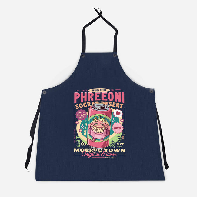 Phreeoni Energy Drink-Unisex-Kitchen-Apron-LAGELANTEE