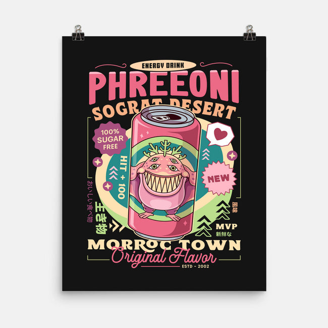 Phreeoni Energy Drink-None-Matte-Poster-LAGELANTEE