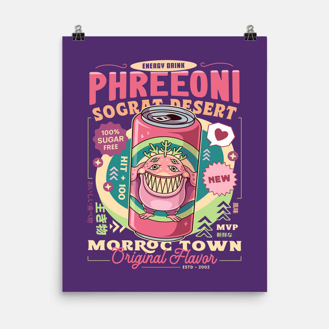 Phreeoni Energy Drink-None-Matte-Poster-LAGELANTEE