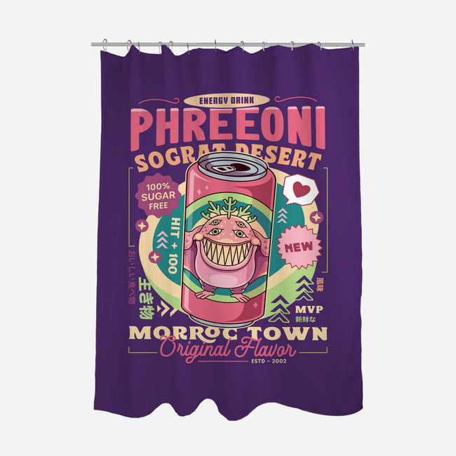 Phreeoni Energy Drink-None-Polyester-Shower Curtain-LAGELANTEE