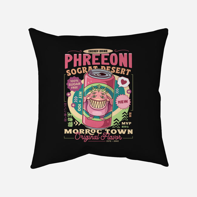 Phreeoni Energy Drink-None-Removable Cover w Insert-Throw Pillow-LAGELANTEE