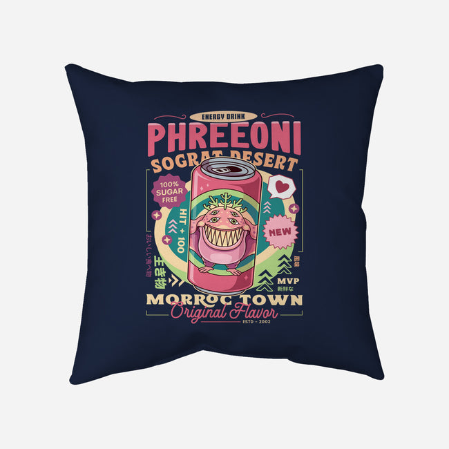 Phreeoni Energy Drink-None-Removable Cover w Insert-Throw Pillow-LAGELANTEE