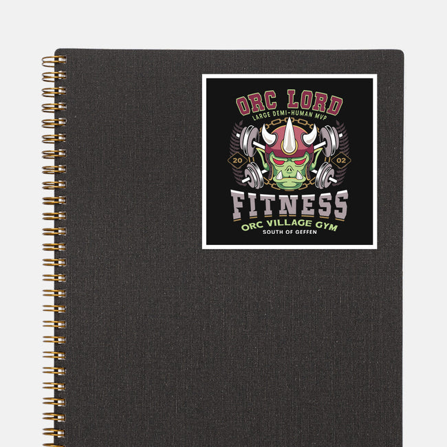 Geffen Orc Village Fitness-None-Glossy-Sticker-LAGELANTEE