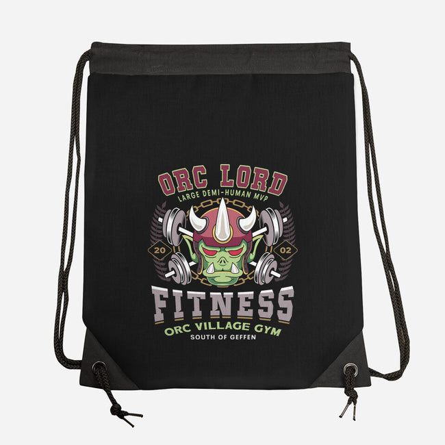 Geffen Orc Village Fitness-None-Drawstring-Bag-LAGELANTEE