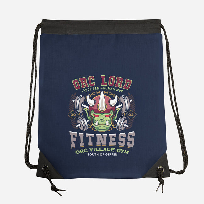 Geffen Orc Village Fitness-None-Drawstring-Bag-LAGELANTEE