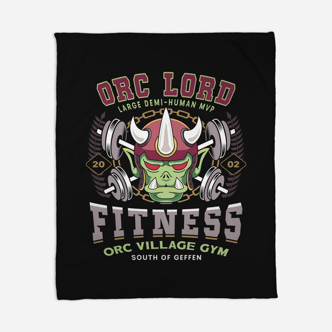 Geffen Orc Village Fitness-None-Fleece-Blanket-LAGELANTEE