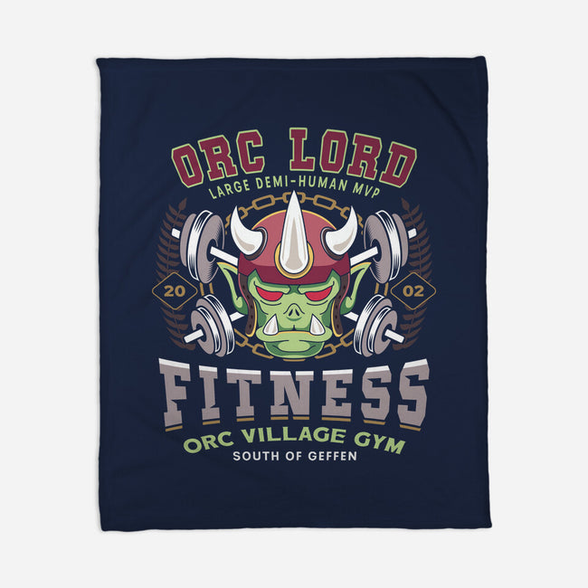 Geffen Orc Village Fitness-None-Fleece-Blanket-LAGELANTEE