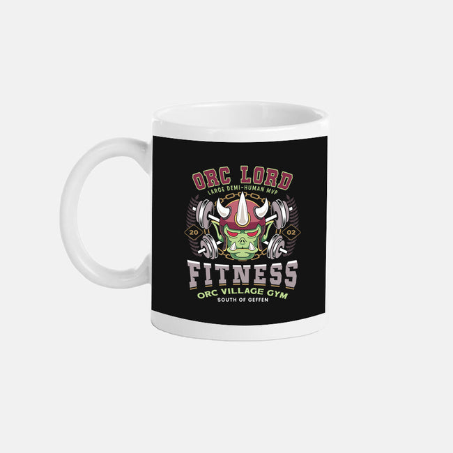 Geffen Orc Village Fitness-None-Mug-Drinkware-LAGELANTEE