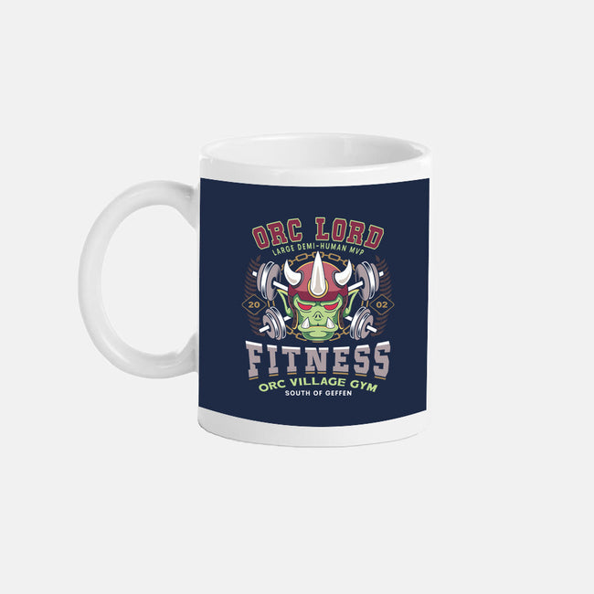Geffen Orc Village Fitness-None-Mug-Drinkware-LAGELANTEE