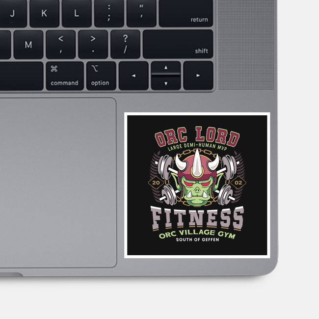Geffen Orc Village Fitness-None-Glossy-Sticker-LAGELANTEE