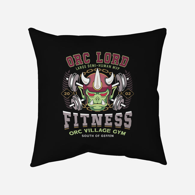 Geffen Orc Village Fitness-None-Removable Cover w Insert-Throw Pillow-LAGELANTEE