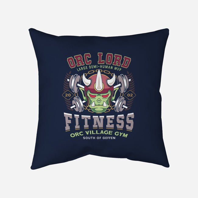 Geffen Orc Village Fitness-None-Removable Cover w Insert-Throw Pillow-LAGELANTEE