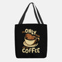 Only For The Coffee-None-Basic Tote-Bag-Tronyx79