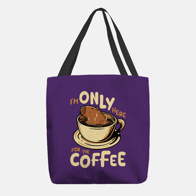Only For The Coffee-None-Basic Tote-Bag-Tronyx79