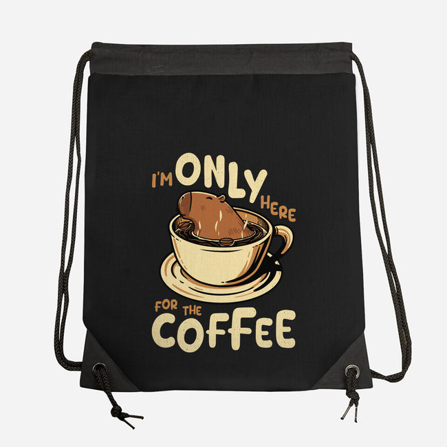 Only For The Coffee-None-Drawstring-Bag-Tronyx79
