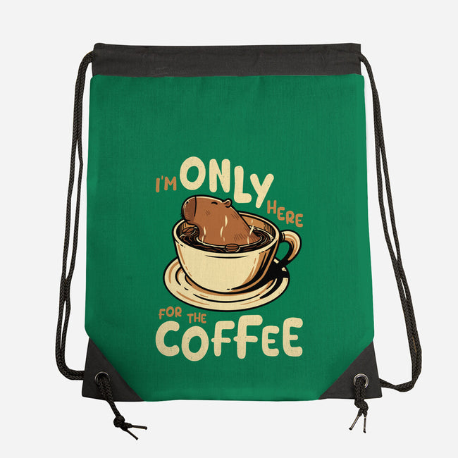 Only For The Coffee-None-Drawstring-Bag-Tronyx79