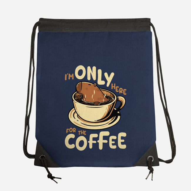 Only For The Coffee-None-Drawstring-Bag-Tronyx79