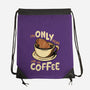 Only For The Coffee-None-Drawstring-Bag-Tronyx79