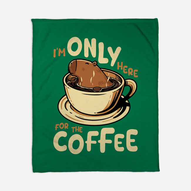 Only For The Coffee-None-Fleece-Blanket-Tronyx79