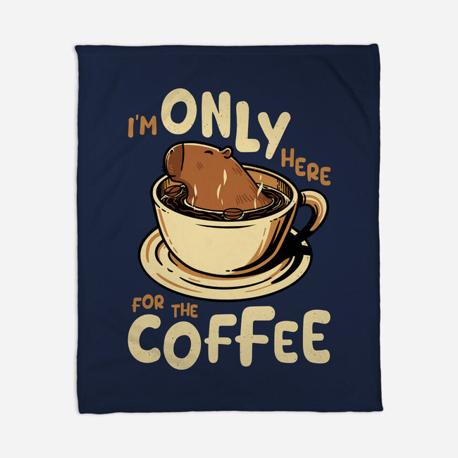 Only For The Coffee-None-Fleece-Blanket-Tronyx79