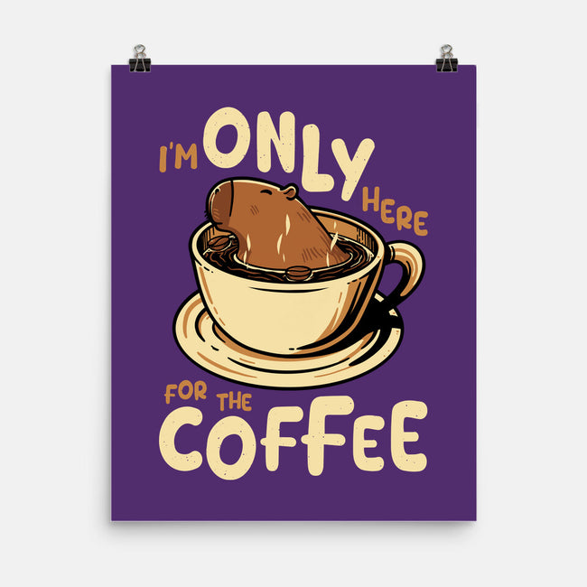 Only For The Coffee-None-Matte-Poster-Tronyx79