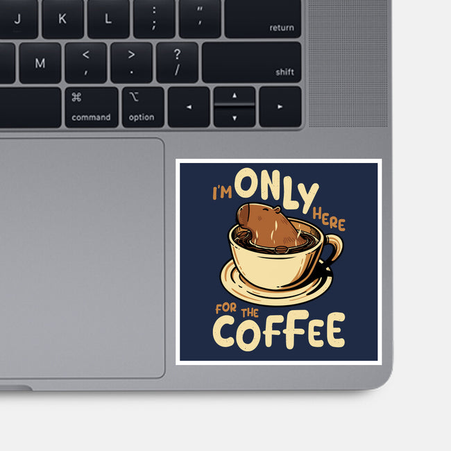 Only For The Coffee-None-Glossy-Sticker-Tronyx79