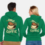 Only For The Coffee-Unisex-Zip-Up-Sweatshirt-Tronyx79