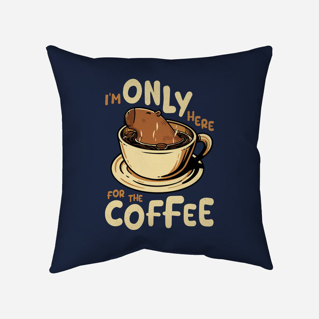 Only For The Coffee-None-Removable Cover w Insert-Throw Pillow-Tronyx79