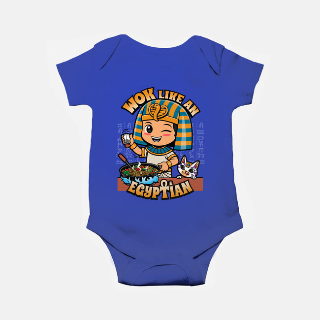 Wok Like An Egyptian-Baby-Basic-Onesie-Boggs Nicolas