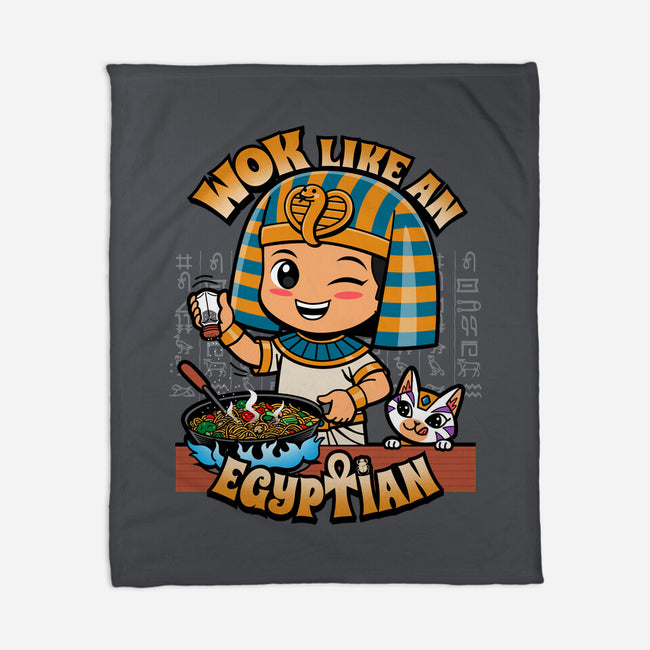 Wok Like An Egyptian-None-Fleece-Blanket-Boggs Nicolas