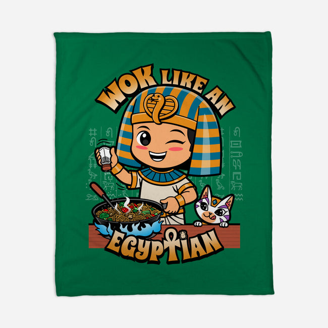 Wok Like An Egyptian-None-Fleece-Blanket-Boggs Nicolas