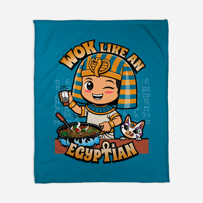 Wok Like An Egyptian-None-Fleece-Blanket-Boggs Nicolas