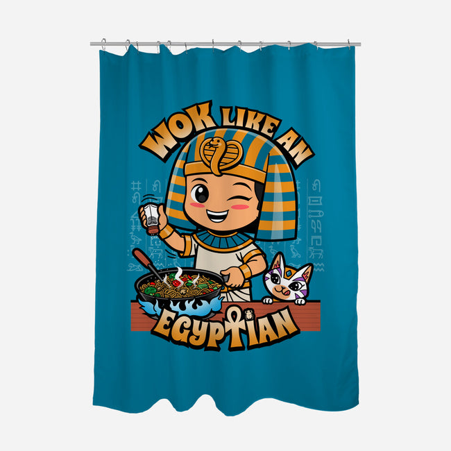 Wok Like An Egyptian-None-Polyester-Shower Curtain-Boggs Nicolas