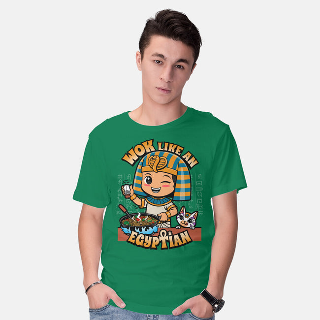Wok Like An Egyptian-Mens-Basic-Tee-Boggs Nicolas