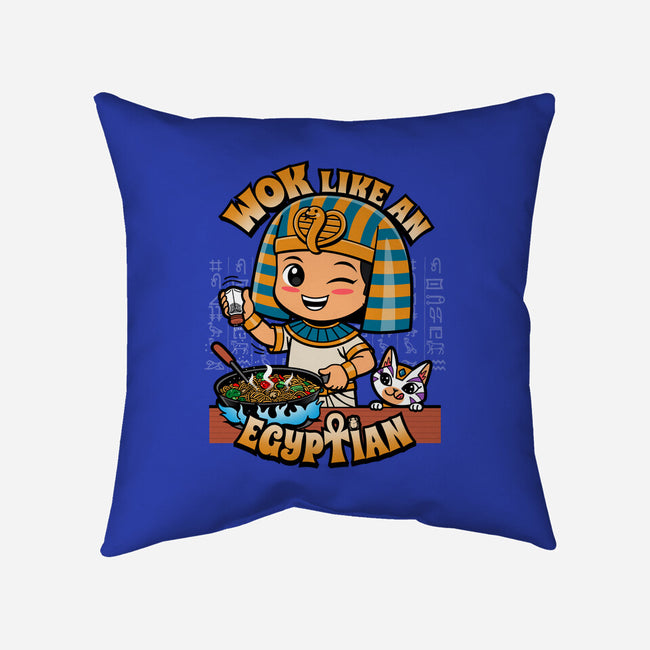 Wok Like An Egyptian-None-Removable Cover w Insert-Throw Pillow-Boggs Nicolas