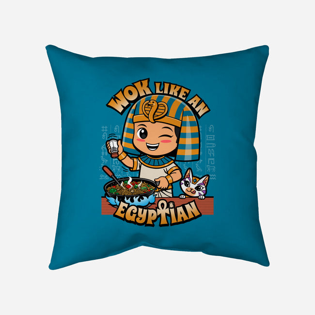 Wok Like An Egyptian-None-Removable Cover w Insert-Throw Pillow-Boggs Nicolas