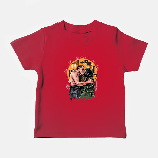 Kiss For The Planet Of The Apes-Baby-Basic-Tee-zascanauta