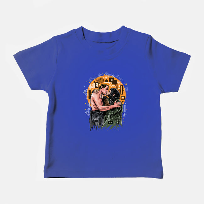 Kiss For The Planet Of The Apes-Baby-Basic-Tee-zascanauta