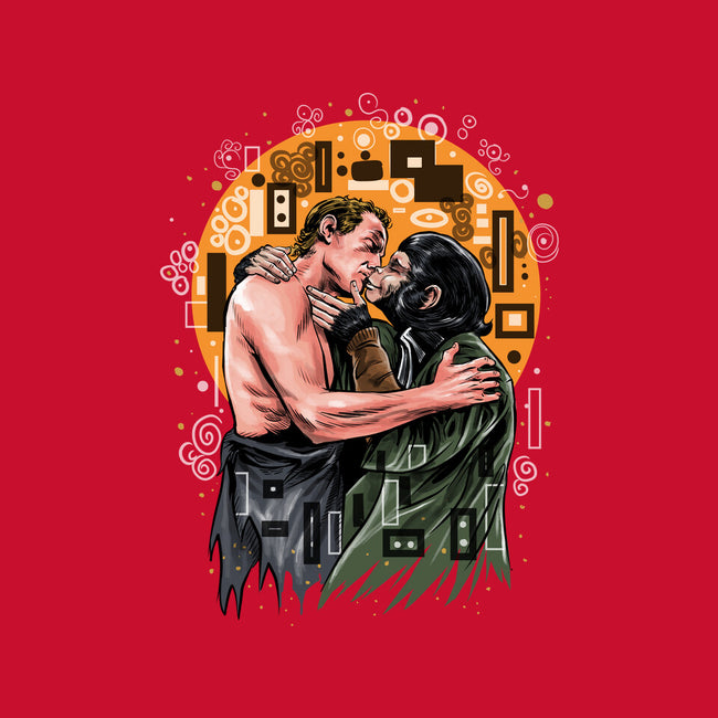 Kiss For The Planet Of The Apes-Mens-Basic-Tee-zascanauta