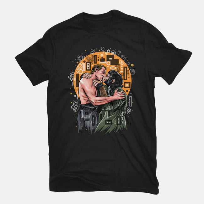 Kiss For The Planet Of The Apes-Unisex-Basic-Tee-zascanauta