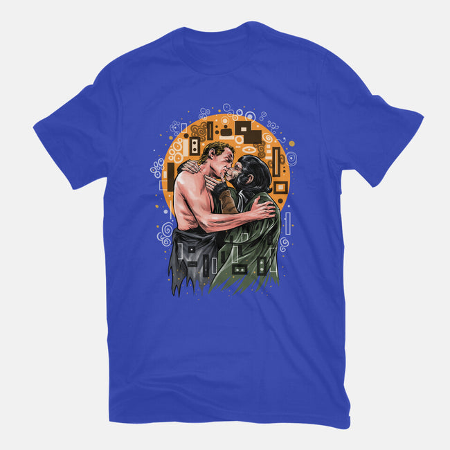 Kiss For The Planet Of The Apes-Mens-Basic-Tee-zascanauta