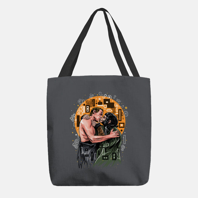 Kiss For The Planet Of The Apes-None-Basic Tote-Bag-zascanauta