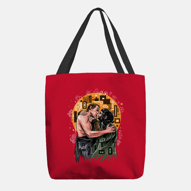 Kiss For The Planet Of The Apes-None-Basic Tote-Bag-zascanauta