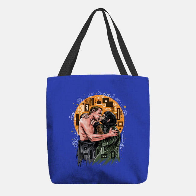 Kiss For The Planet Of The Apes-None-Basic Tote-Bag-zascanauta
