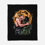 Kiss For The Planet Of The Apes-None-Fleece-Blanket-zascanauta